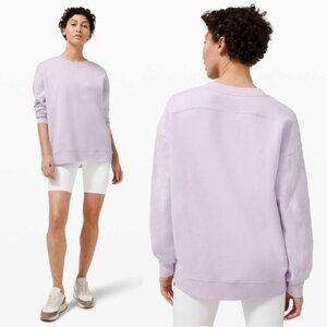 Lululemon Perfectly Oversized Crew Lavender Dew Sweatshirt 17654
